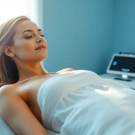 Experience advanced body sculpting techniques with a serene atmosphere and sophisticated technology.