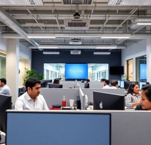 Efficient teams at Tijuana call centers provide professional services and customer support.