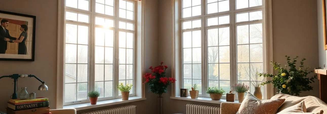 View of elegant windows in Manchester enhancing home aesthetics and energy efficiency.