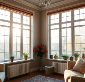 View of elegant windows in Manchester enhancing home aesthetics and energy efficiency.