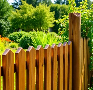 Enhance your outdoor space with beautiful wooden fencing Manchester, providing privacy and charm.