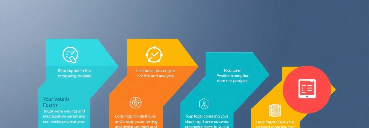 Illustrate the key components of competitor analysis including research steps, strengths, and weaknesses assessment for businesses.