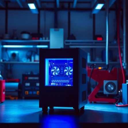 Power Supply Manufacturer showcasing a reliable, high-quality power supply component in a technical setting.