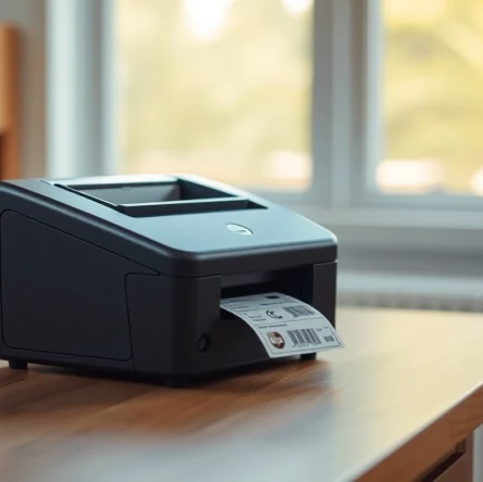 Print shipping labels with the Zebra UPS label printer, designed for efficiency and speed.