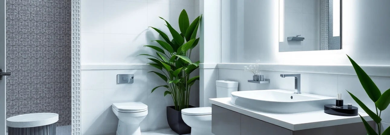 Highlighting American Standard products in a modern bathroom setting with elegant design.