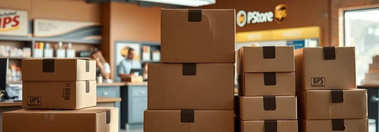 Pack and prepare with sturdy boxes for all shipping needs at a UPS Store.