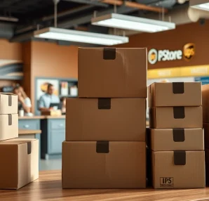Pack and prepare with sturdy boxes for all shipping needs at a UPS Store.