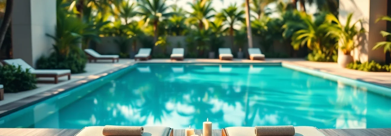Experience a rejuvenating wellness retreat in Florida, featuring a serene spa atmosphere and lush greenery.