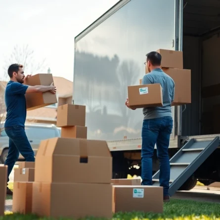 Moving truck and professional team showcasing reliable removal companies near me in action.