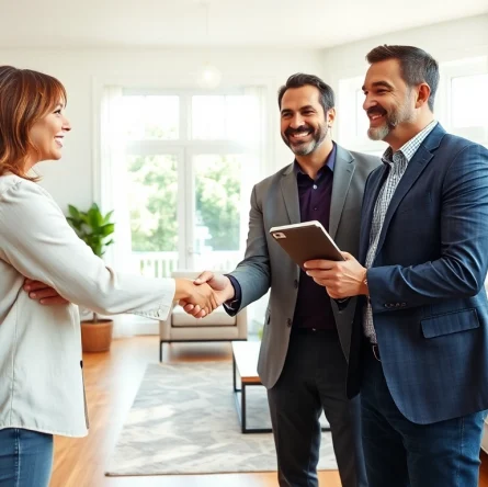 Sell my house no realtor Little Rock, AR, homeowner engaging in a successful home sale.