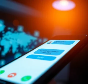 Utilize smsvpa for receiving SMS online through a digital phone interface showcasing features.