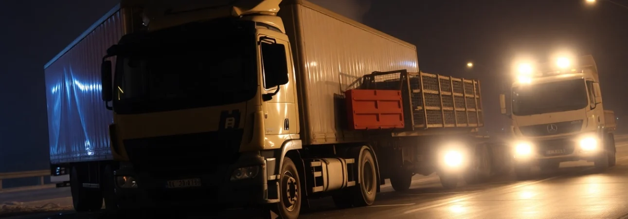 Düzce haber son dakika: Traffic accident involving a truck, showcasing the scene's emotional impact and urgency.