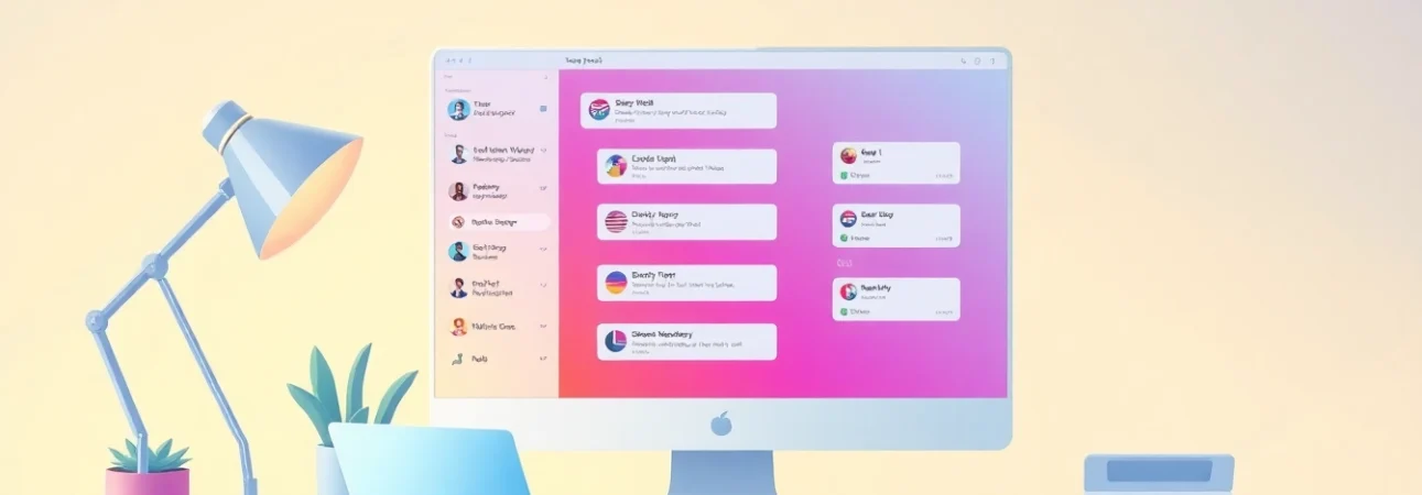 Explore the features of Telegram電腦版 with a sleek desktop interface showcasing a user-friendly design and vibrant colors.