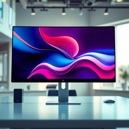 Buy Apple Pro Display: Apple's latest 32-inch Retina 6K display showcased in a modern office environment.