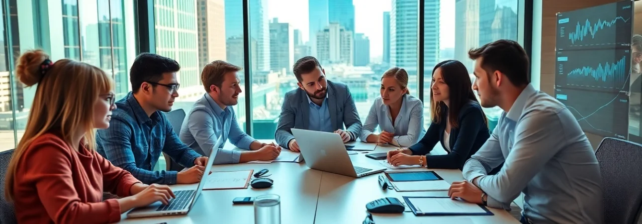 Boosting brand visibility through digital marketing in Edmonton with a collaborative team.