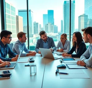 Boosting brand visibility through digital marketing in Edmonton with a collaborative team.