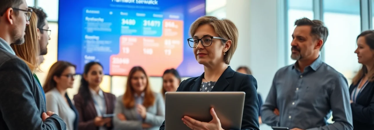 Showcase the IASME cyber essentials framework during a collaborative cybersecurity meeting.