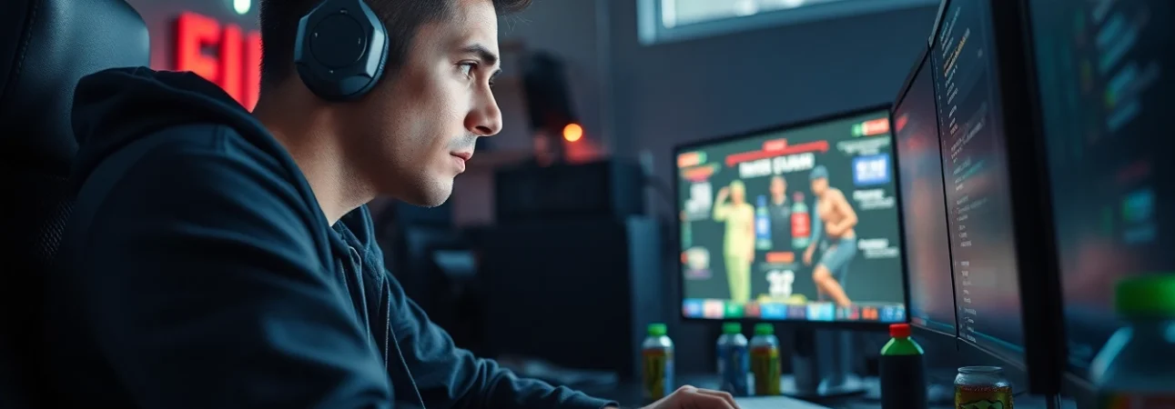 Mastering dma cheats in an engaging gaming setup with energizing atmosphere.
