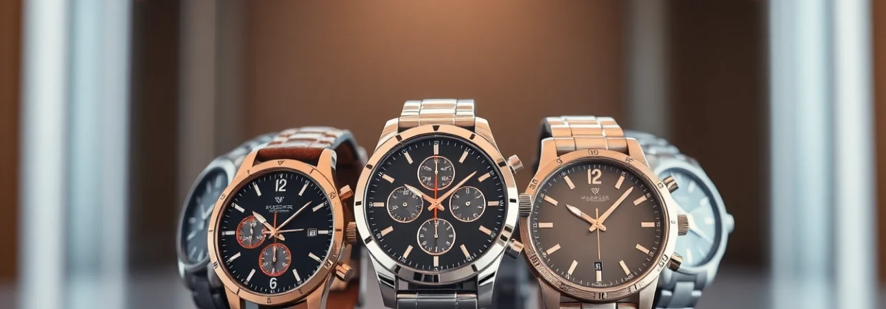 Elegantly displaying Herren Armbanduhren with intricate designs and modern styles.