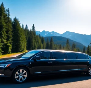 Experience a reliable Vancouver to Whistler car service with elegant limousine transportation through scenic landscapes.