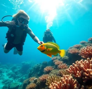 Explore the vibrancy of PADI Certified dive shops in Belize through stunning scuba diving adventures.