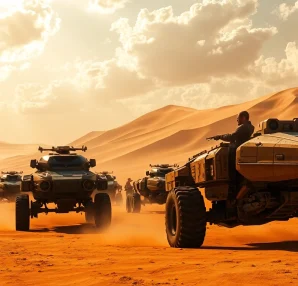 Experience the thrilling Dune 2 download featuring strategic gameplay in a desert setting.
