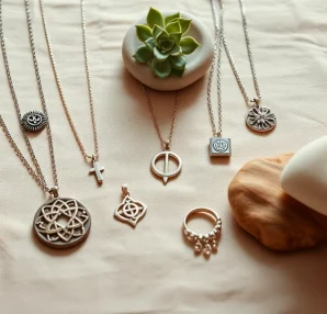 Explore yoga jewelry that embodies calmness and spiritual connection through intricate designs.