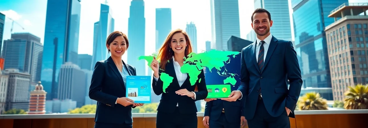 Engage with international property alerts featuring agents showcasing diverse listings and opportunities worldwide.