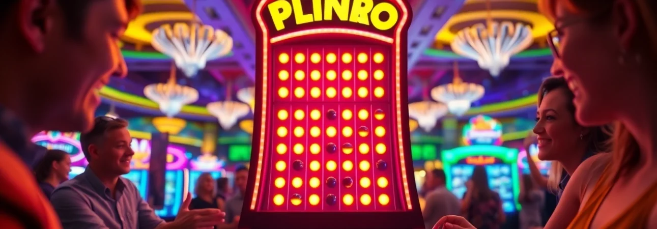 Menangkan pengalaman bermain situs plinko dengan papan Plinko yang penuh warna.