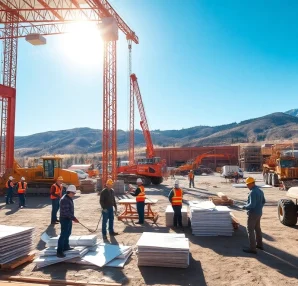 Highlighting construction advocacy colorado with professionals actively engaged in a collaborative construction project.