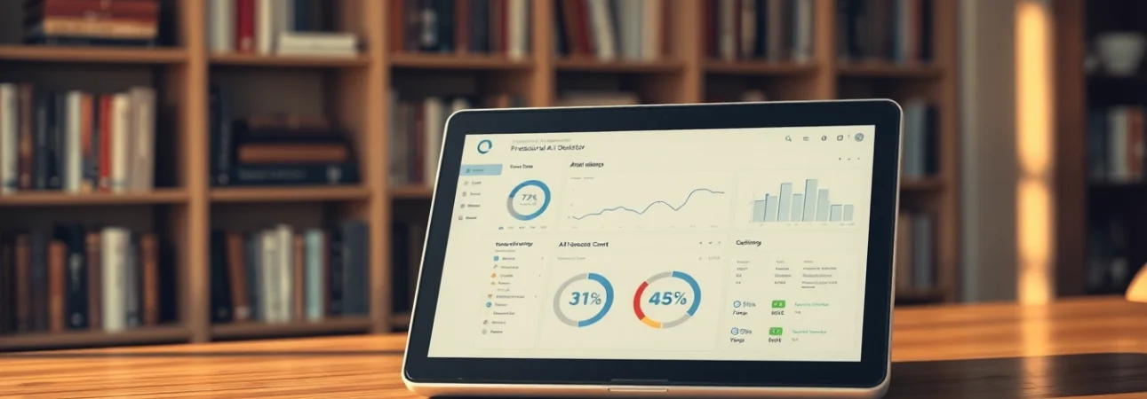 Evaluate content using an AI detector tool on a modern device.
