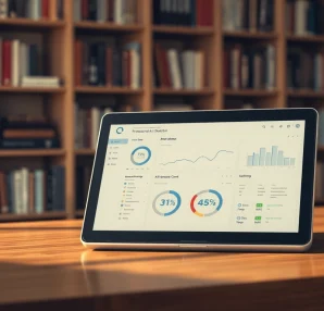 Evaluate content using an AI detector tool on a modern device.