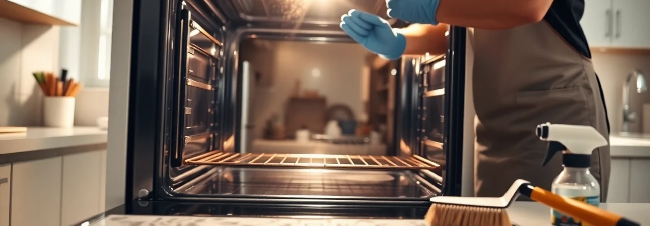 Oven cleaning dubai professional cleaning service demonstrating a sparkling clean oven.