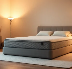 Materassi ergonomici che offrono comfort e supporto perfetto, evidenziando il design moderno e accattivante.