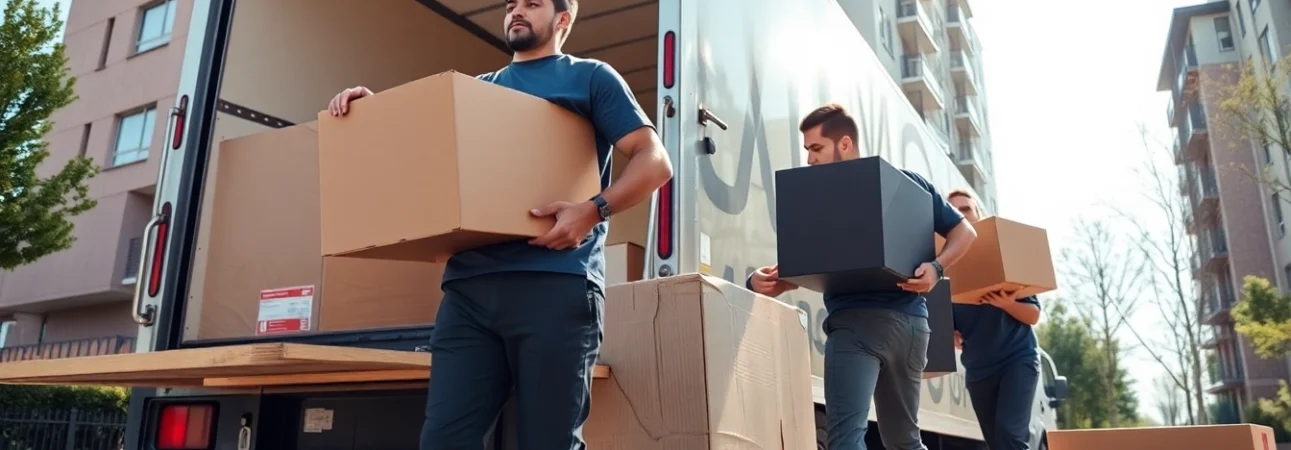 Efficient Bronx movers expertly loading furniture, illustrating smooth relocation services.