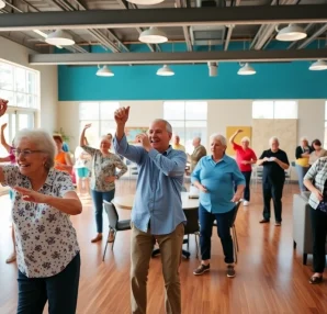 Explore community activities at the heritage senior center henderson nv with diverse seniors engaged in fun events.